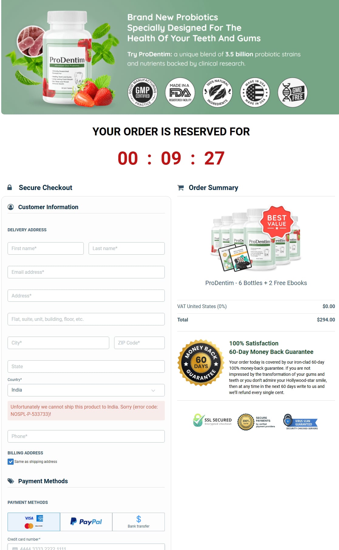 ProDentim-Secure-Checkout